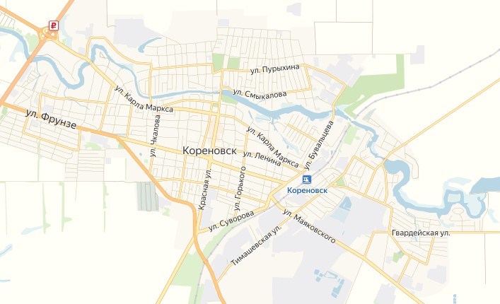 Фото карты Кореновска