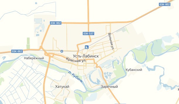 Фото карты Усть-Лабинска