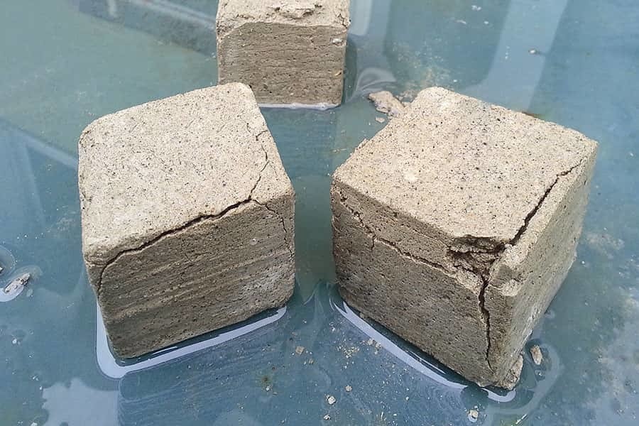 Фото проверки бетона на морозостойкость